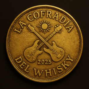 PEGATINA DOBLON DE LA COFRADIA DEL WHISKY